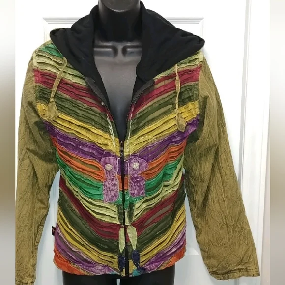 Leopards & Roses hooded jacket - Picture 4 of 8